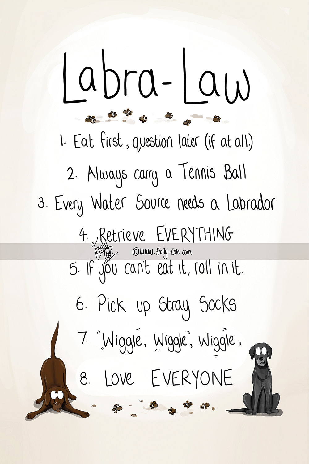 Labra-Law Tea Towel - Image 2