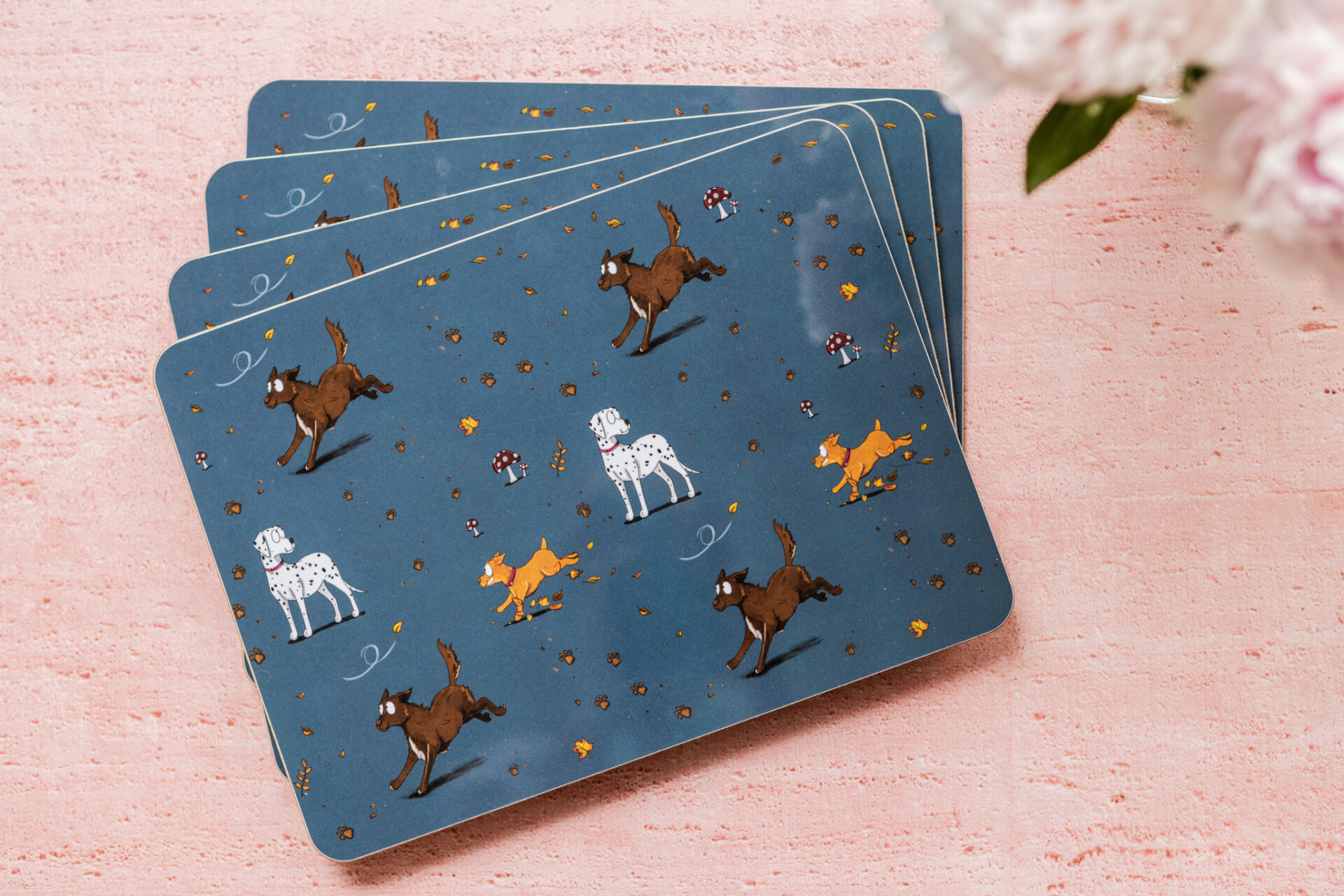 'Muddy Paws' Melamine Placemats - Image 2