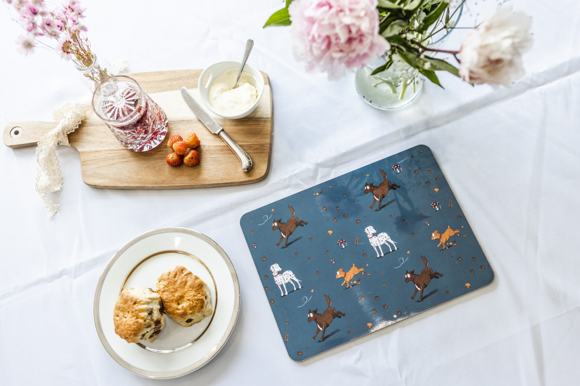 'Muddy Paws' Melamine Placemats
