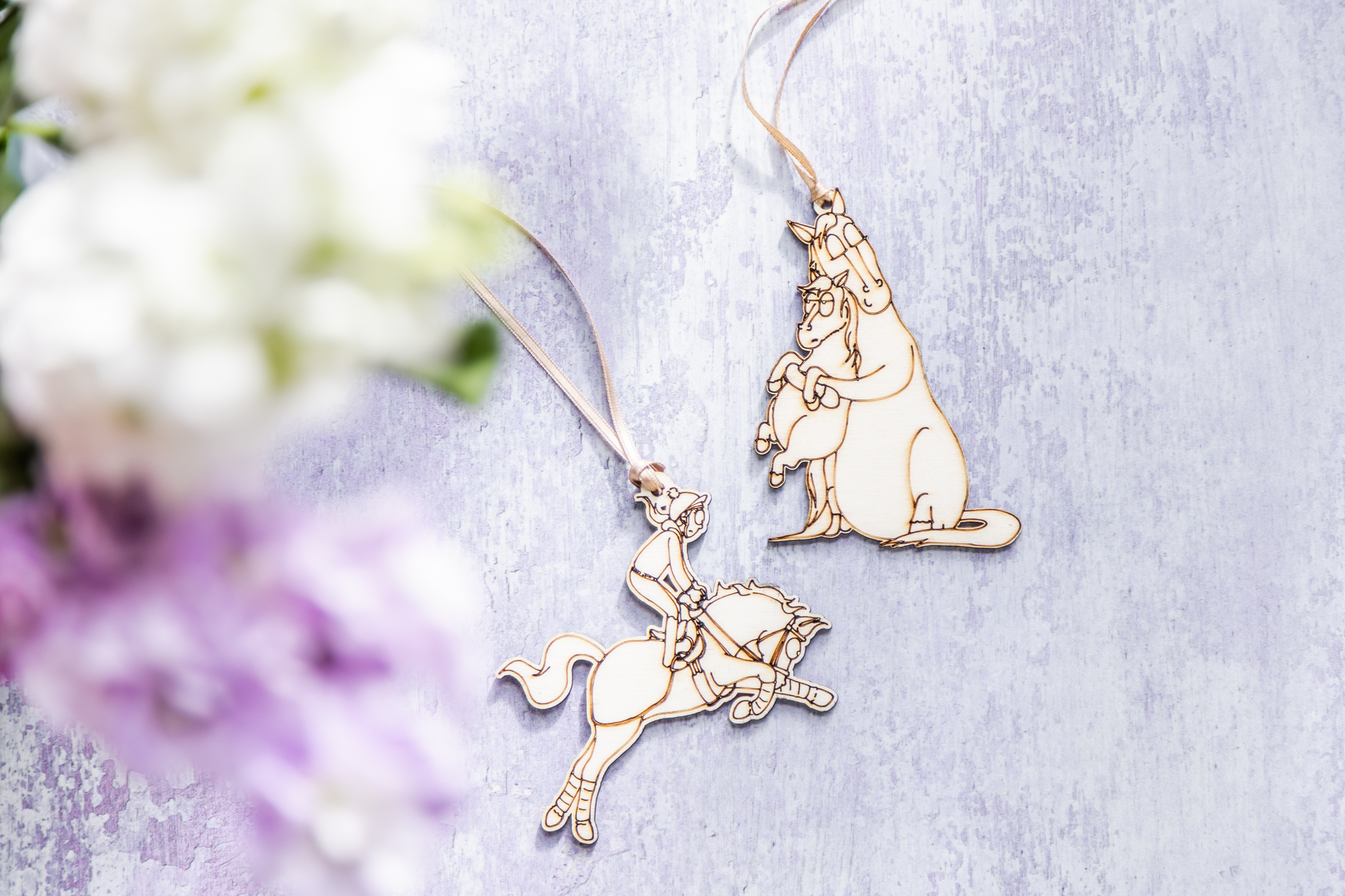 Wooden Horse Decoration