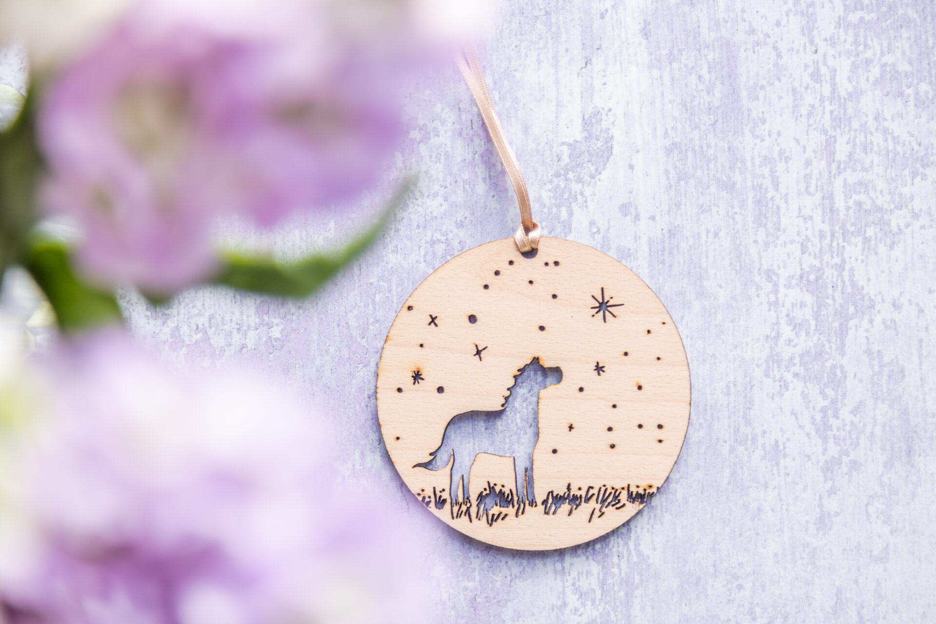 'Starry night' hanging decoration