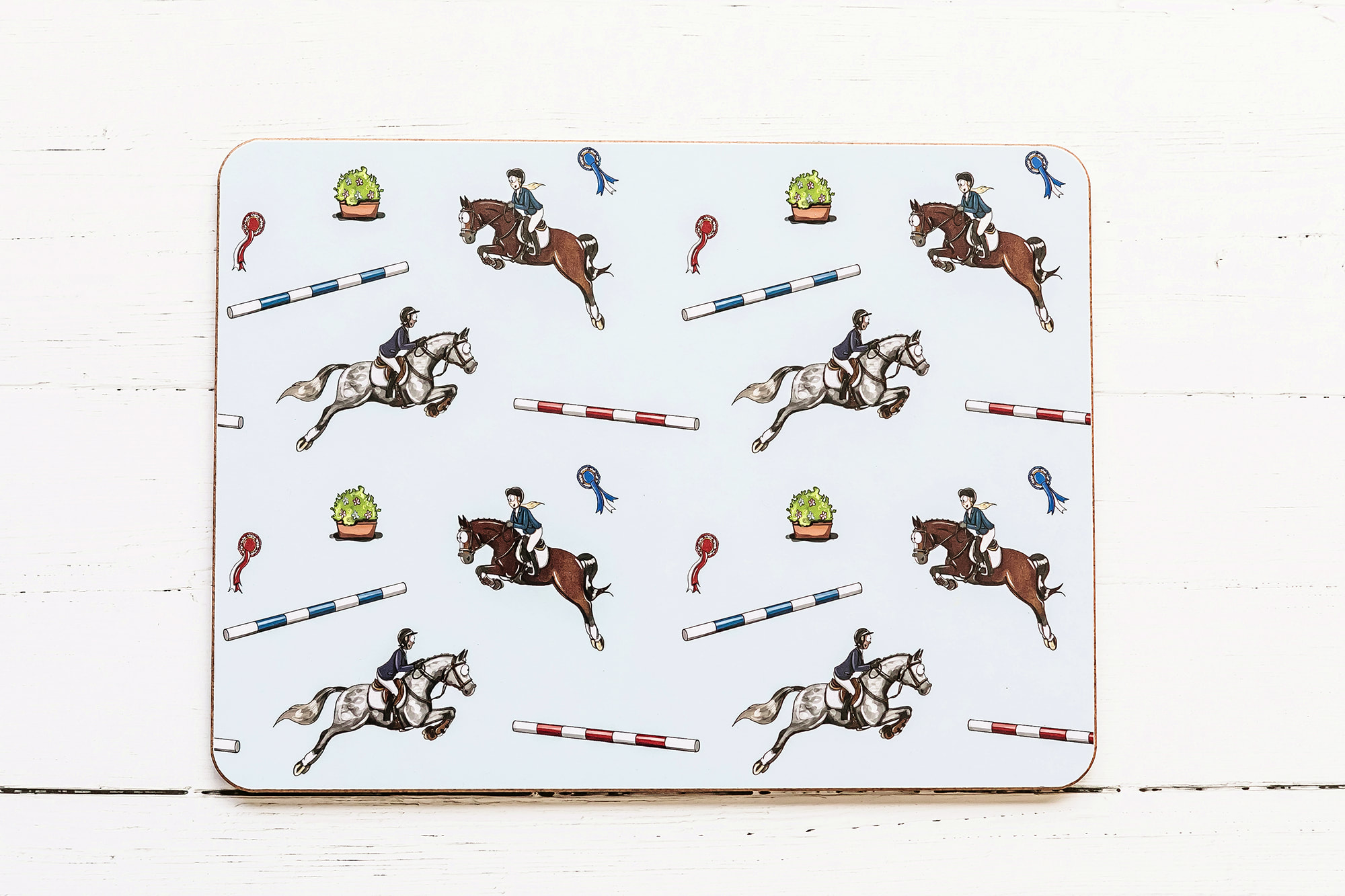 'Showjumping' Melamine Placemats - Image 2
