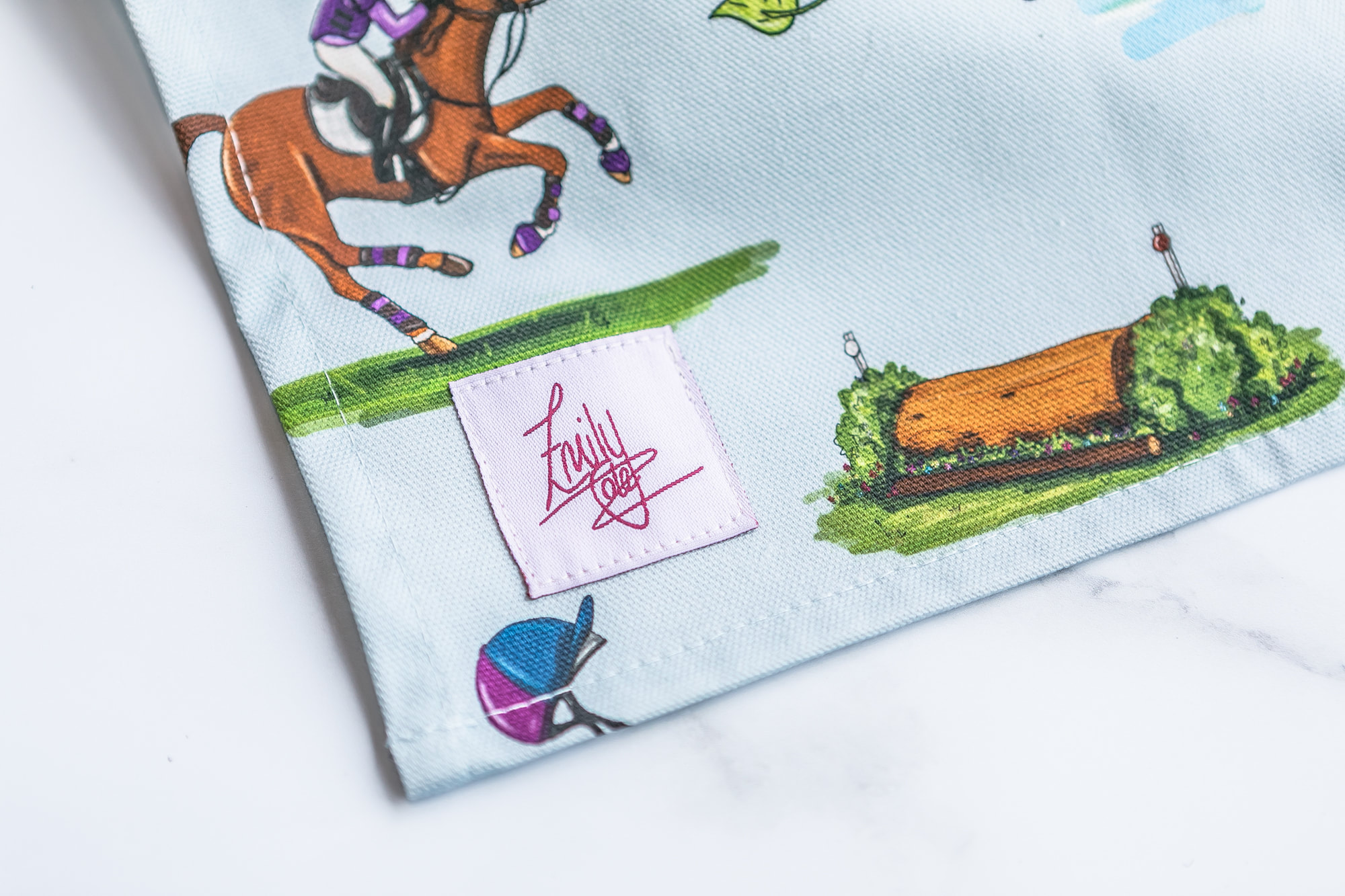 'Cross Country Pattern' Cotton Apron - Image 5
