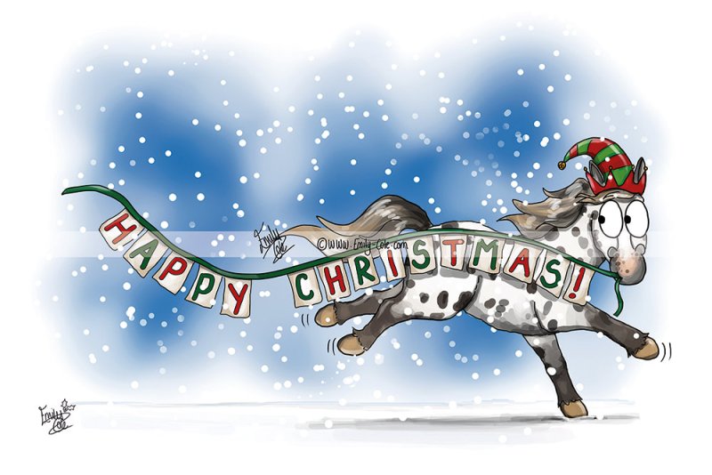 Happy Christmas Tea Towel - Image 2