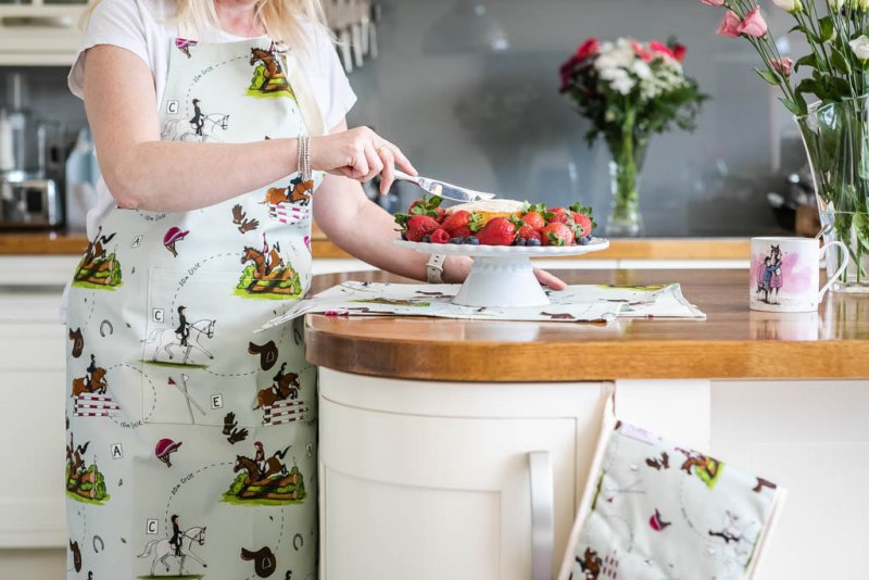'Eventing' Cotton Apron