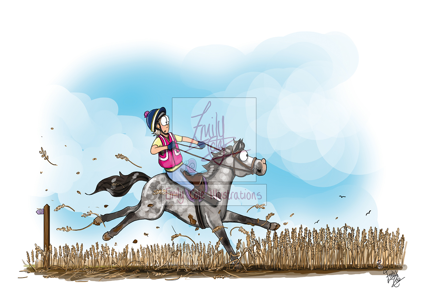 'Farmer's field' Greeting Card - Image 2