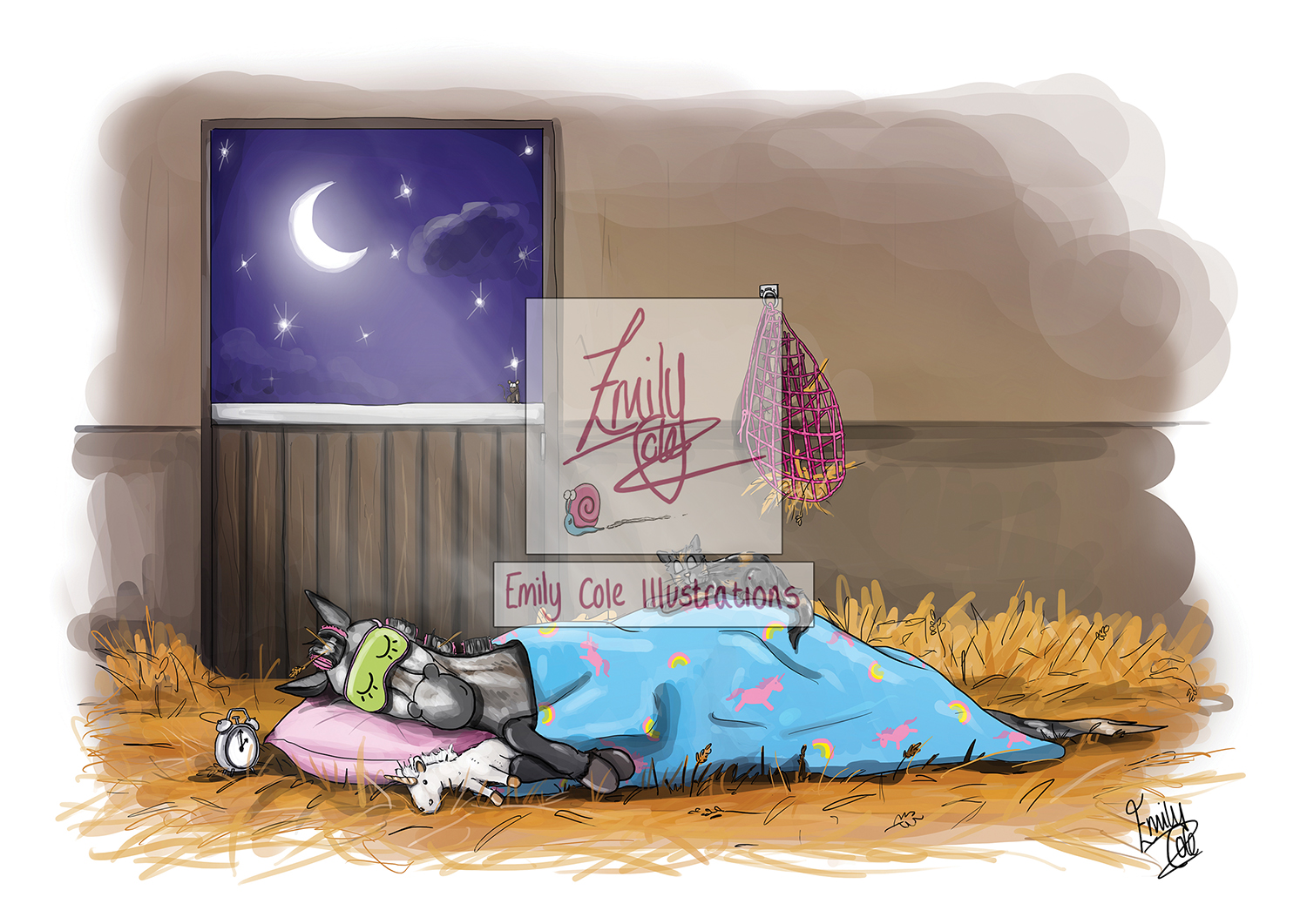 'Sweet Dreams' Mounted Giclée Art Print - Image 2