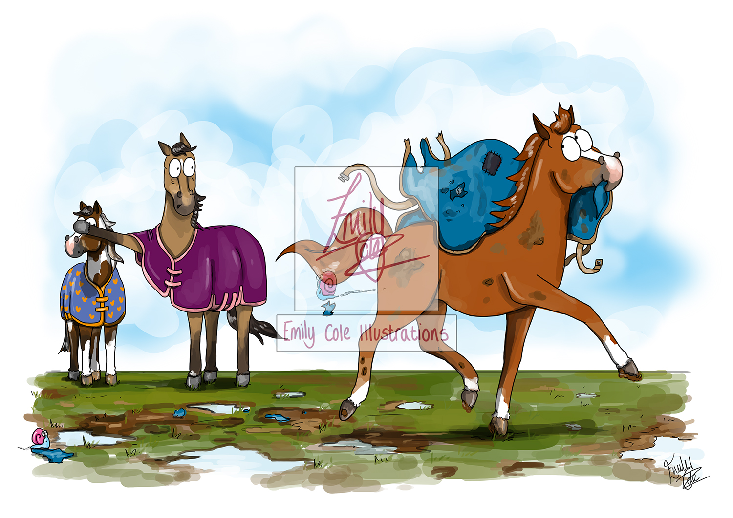 'The Exhibitionist' Greeting Card - Image 2