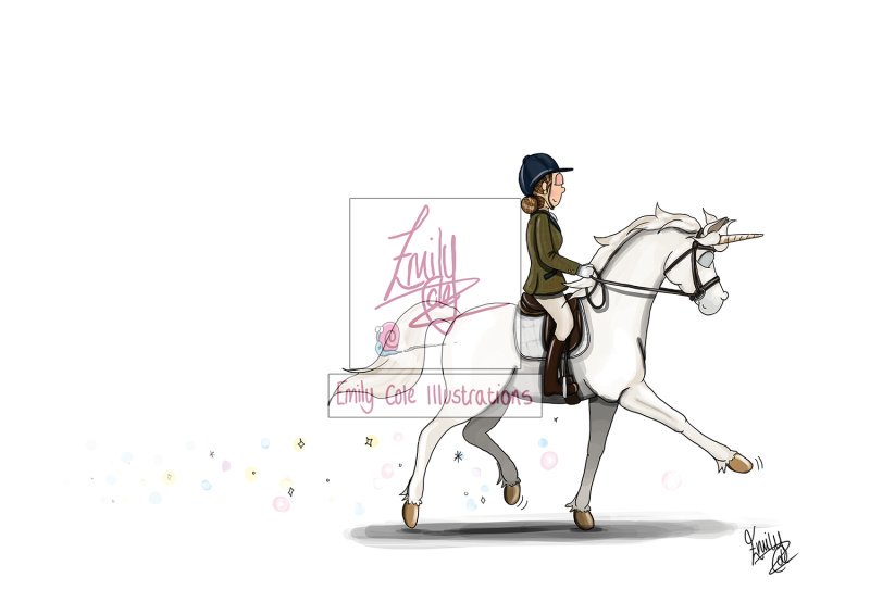 'Unicorn' Greeting Card - Image 2