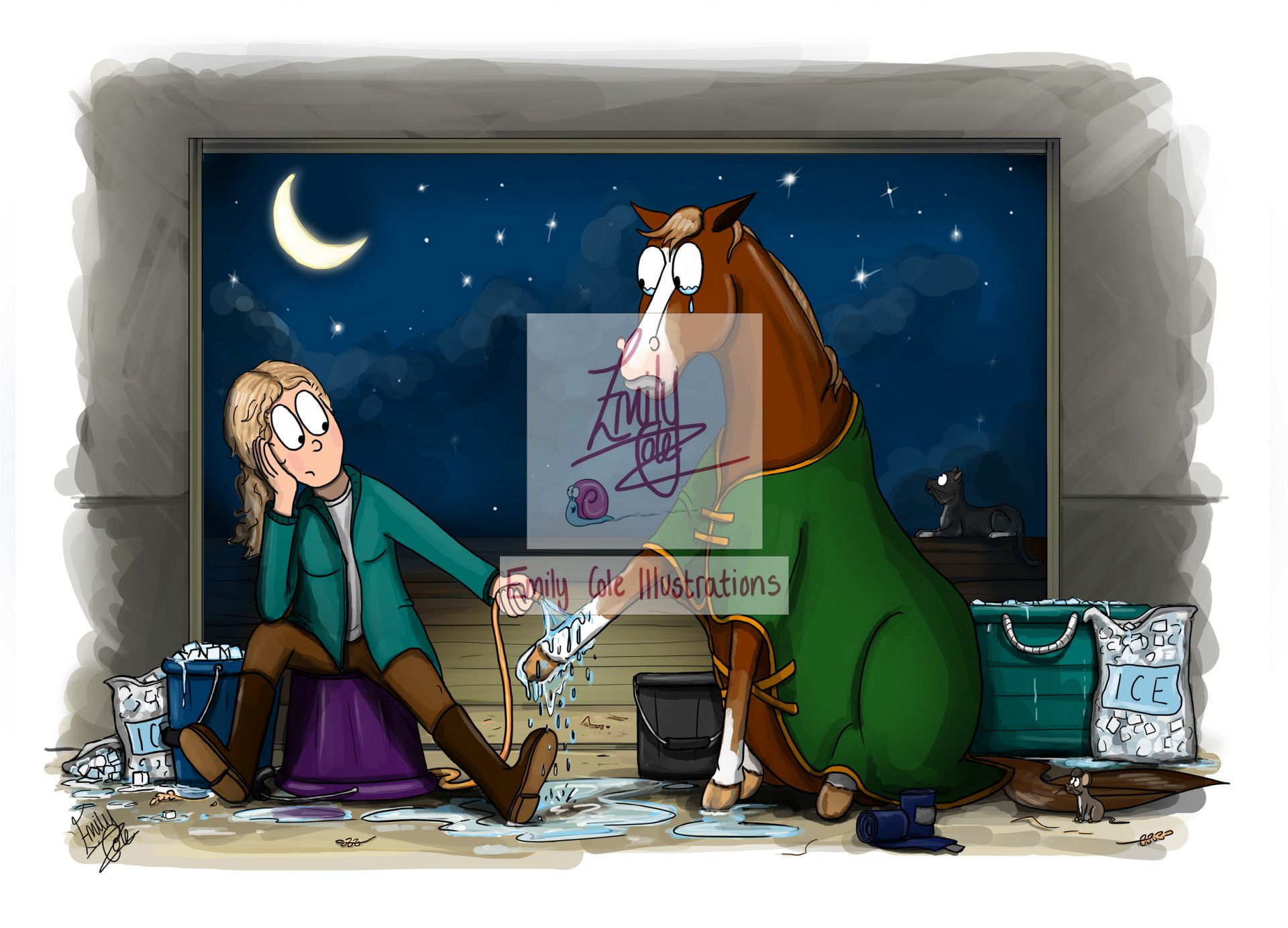 'Nowhere I'd rather be' Greeting Card - Image 2