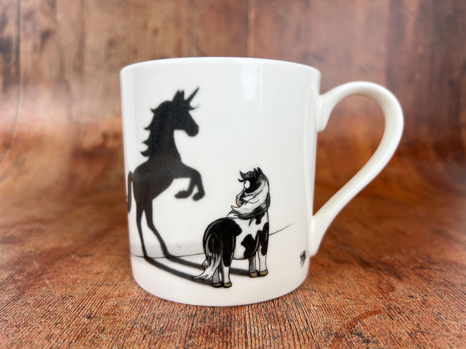 SECOND Piebald Believe in Yourself Fine bone China Mug - Image 3