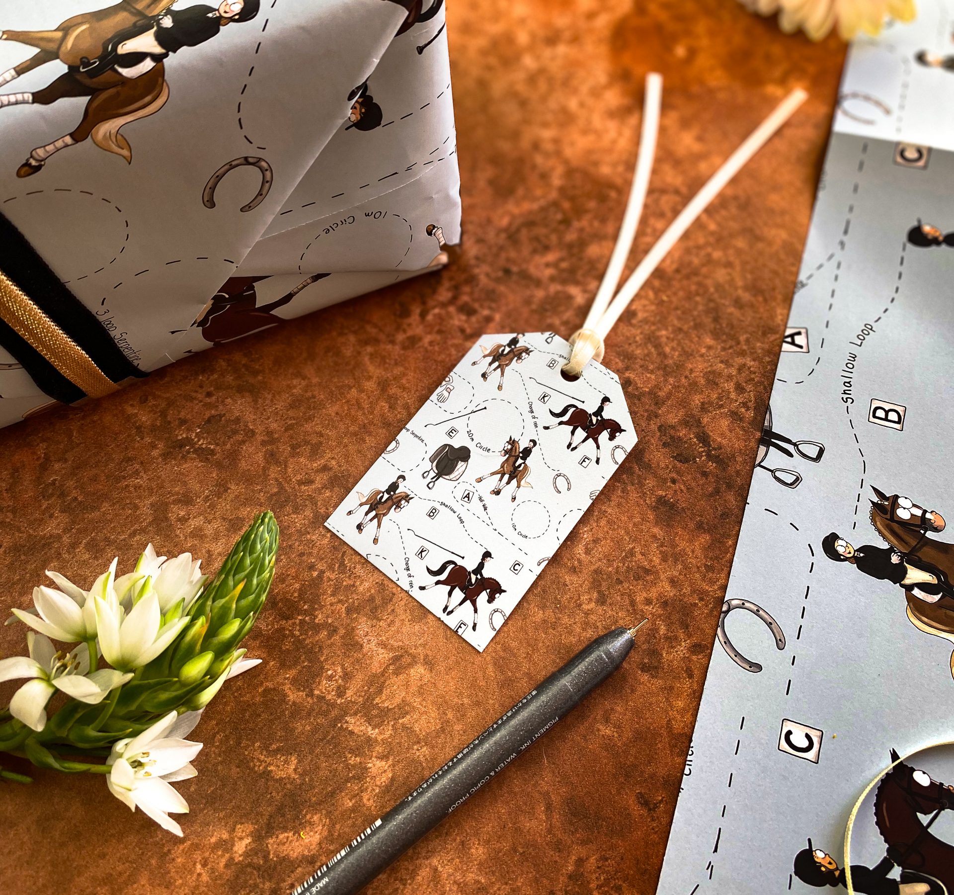Dressage Gift Tag