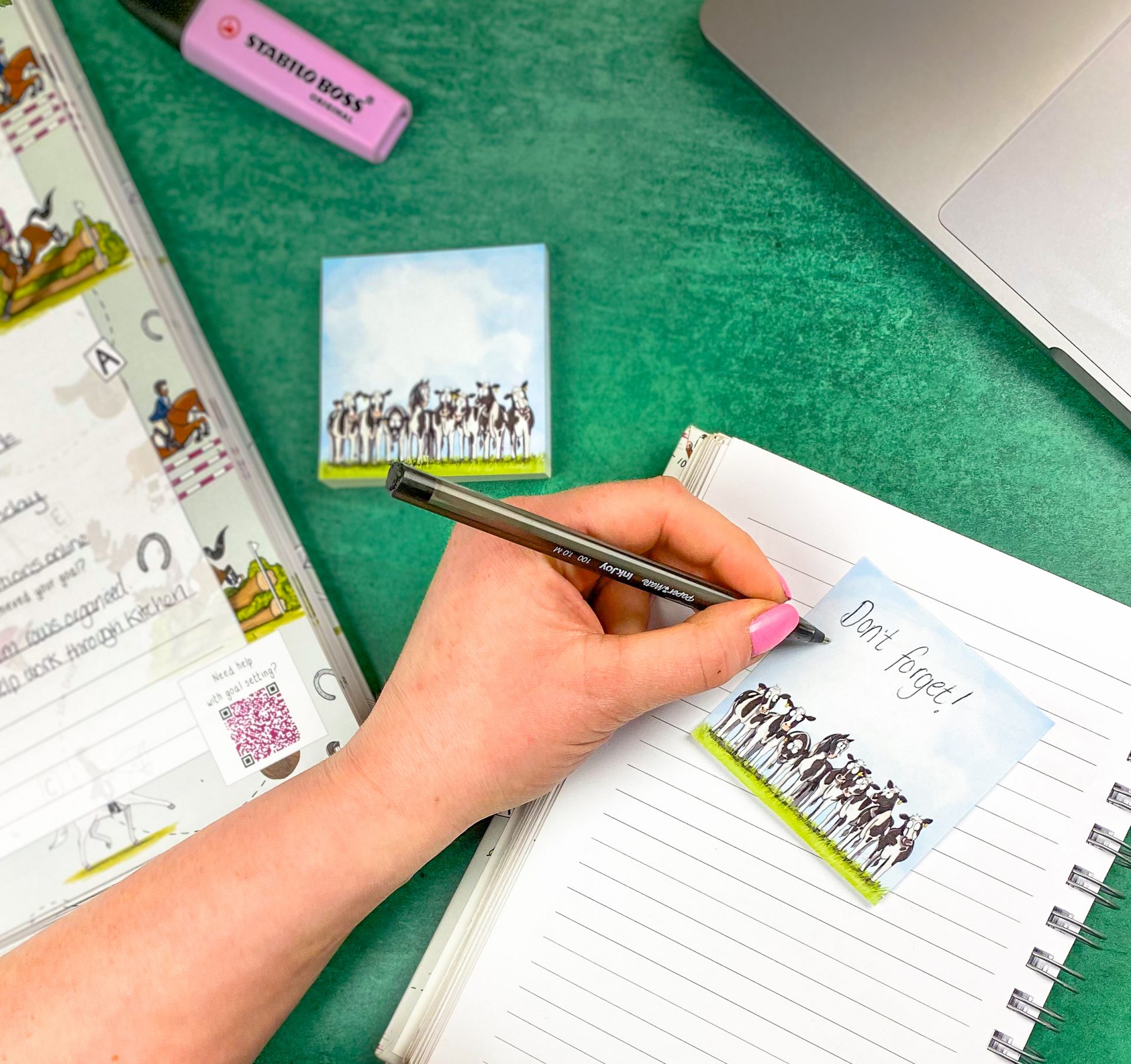 Cow Pony Sticky notes