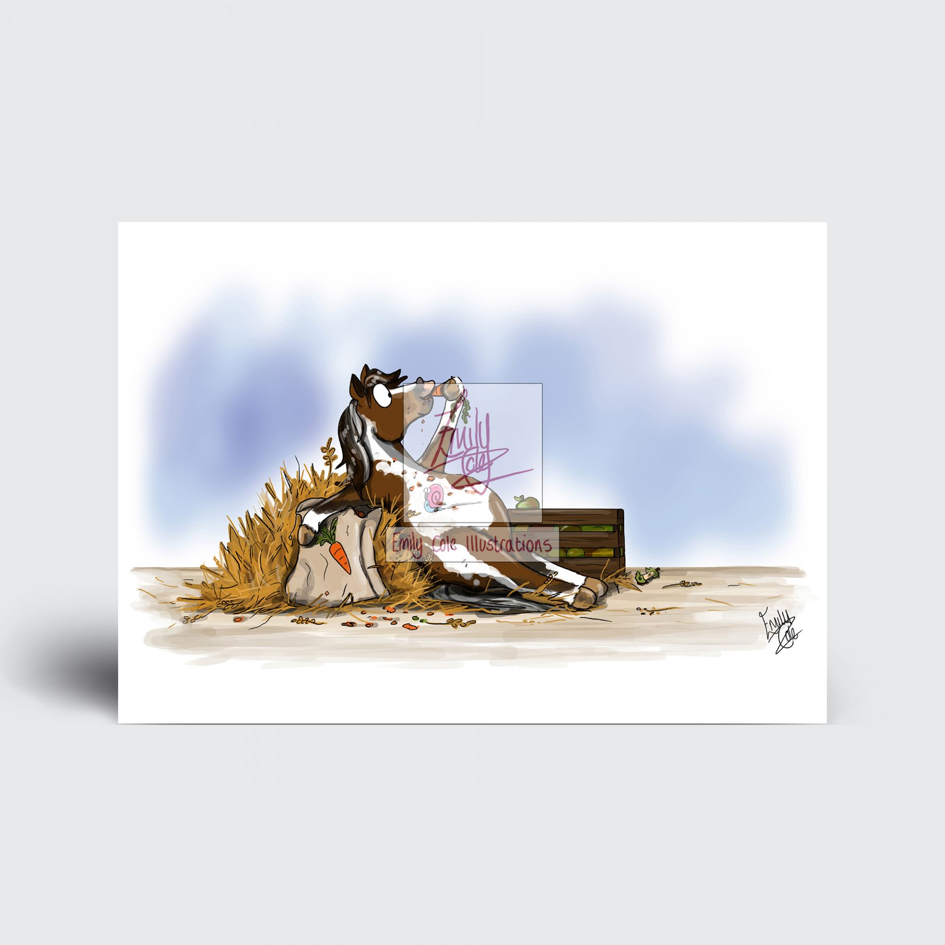 'The Diet starts tomorrow' Greeting Card