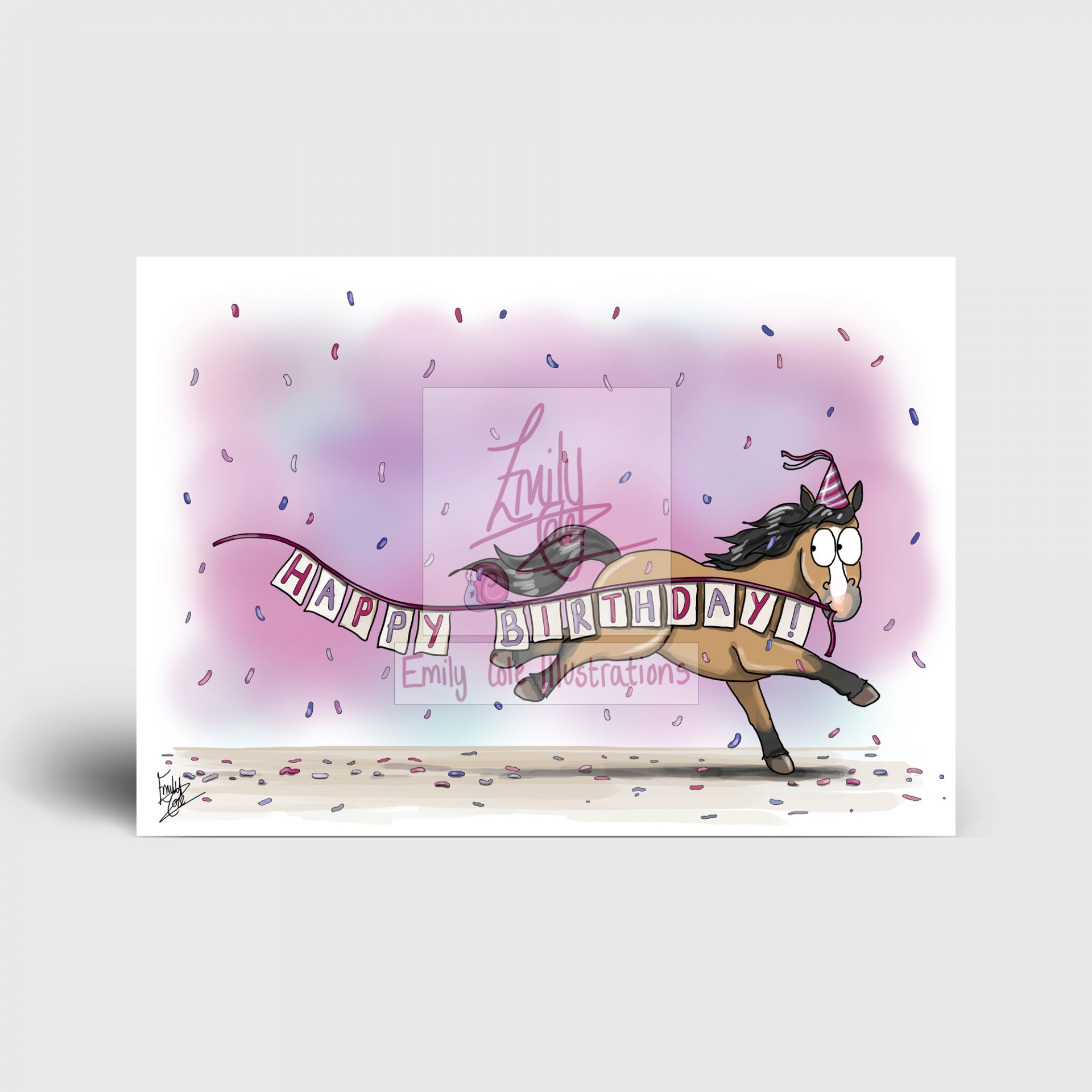 Pony Happy Birthday Card (Multiple designs) - Image 7