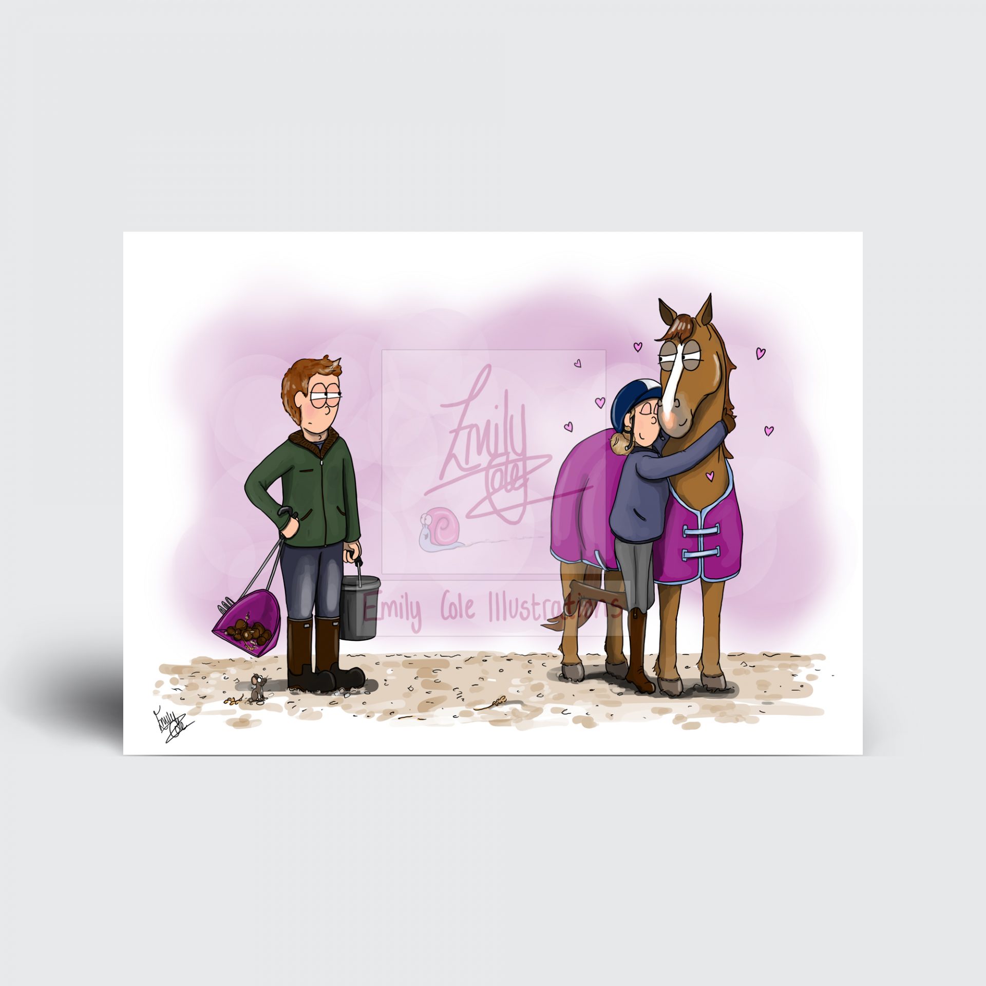 First Love’ Greeting Card (Multiple Colours) - Image 2