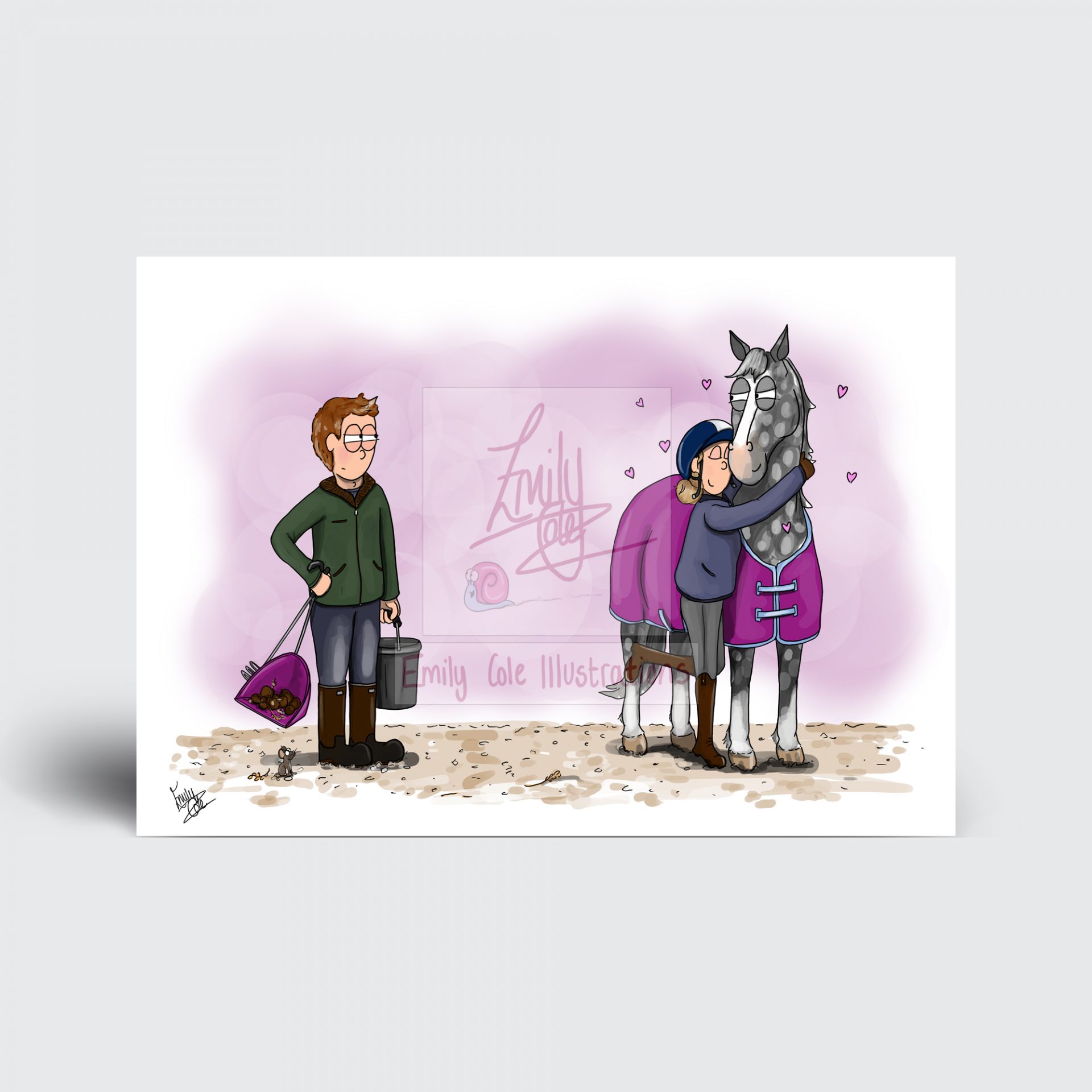 First Love’ Greeting Card (Multiple Colours) - Image 3