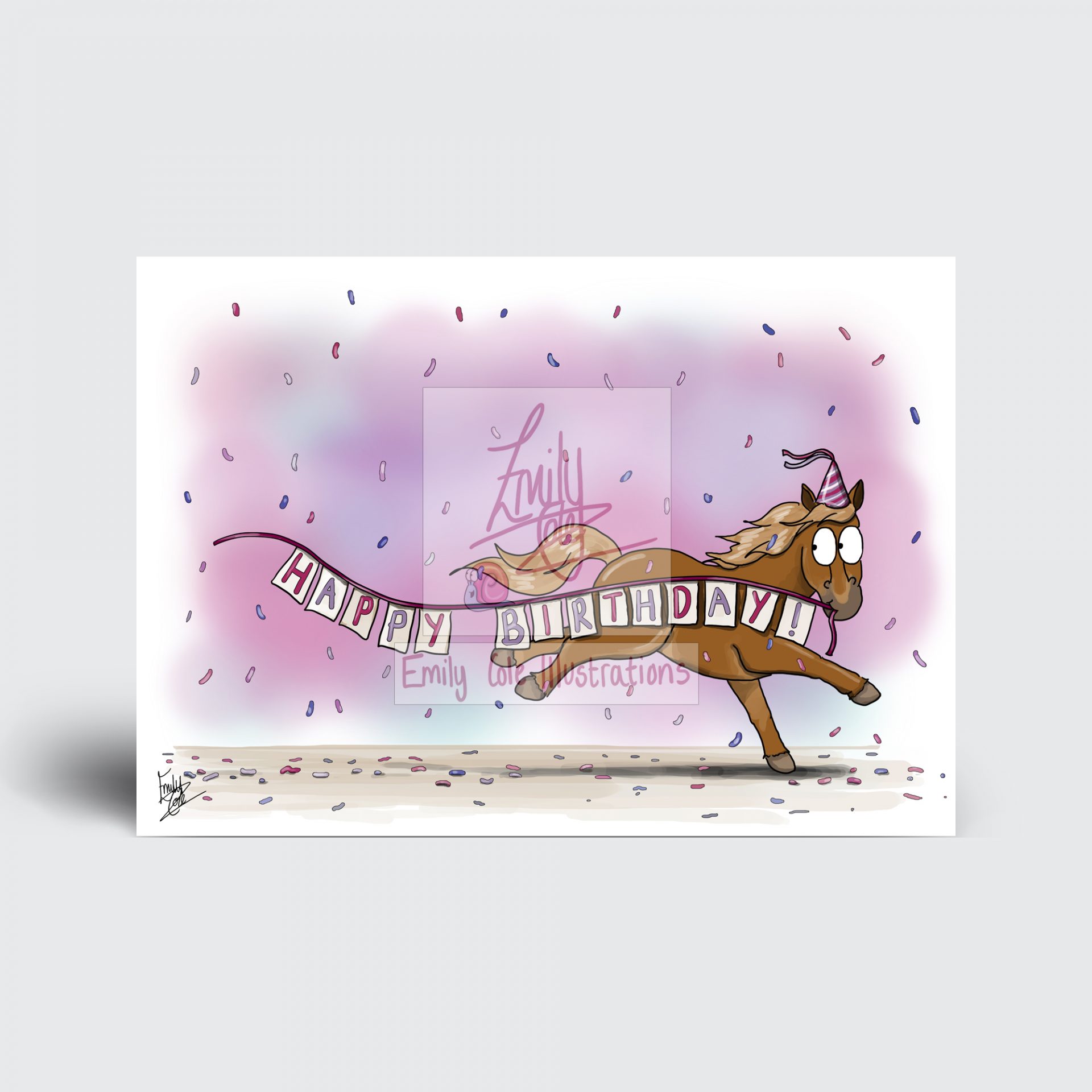 Pony Happy Birthday Card (Multiple designs) - Image 4