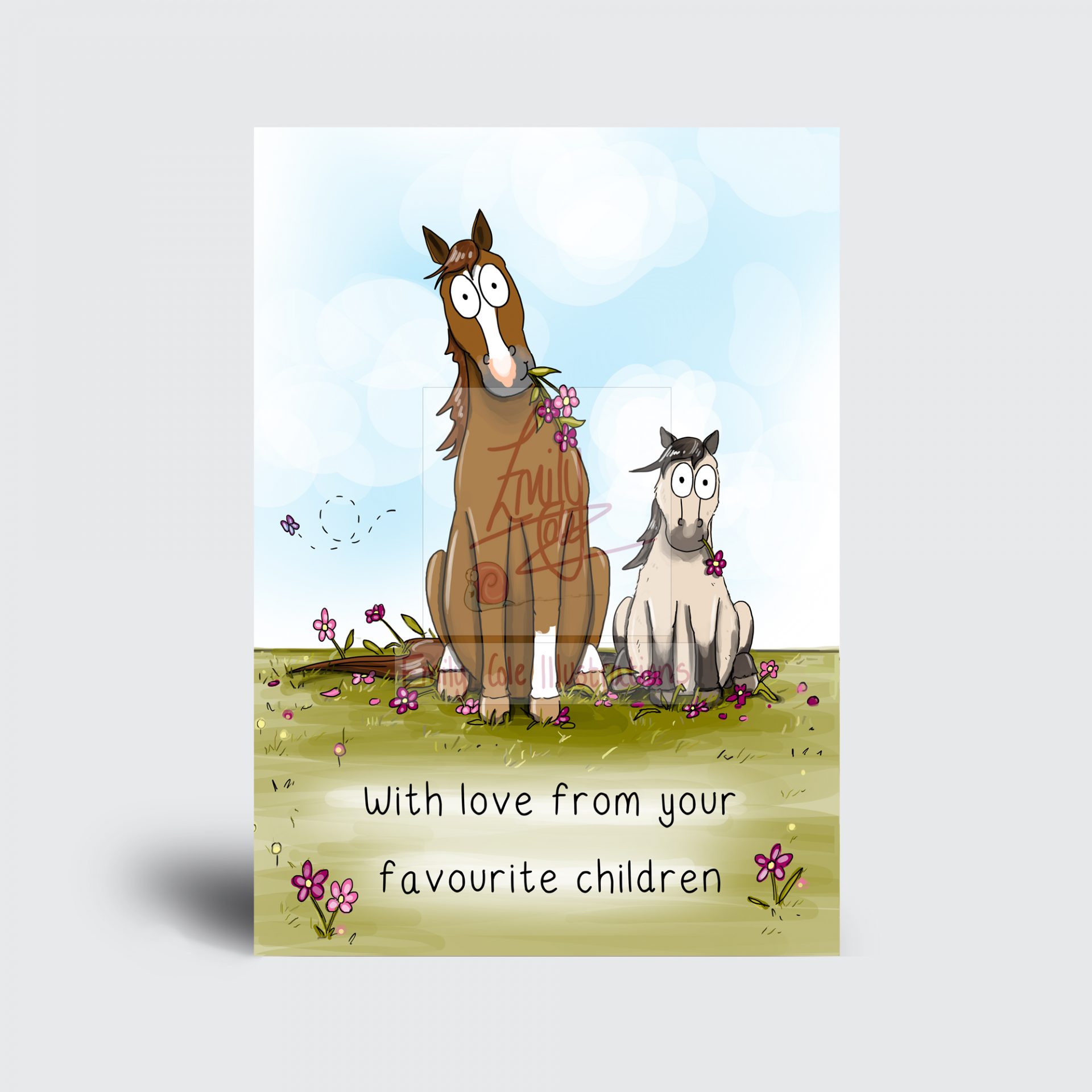 'With love from your favourite children'