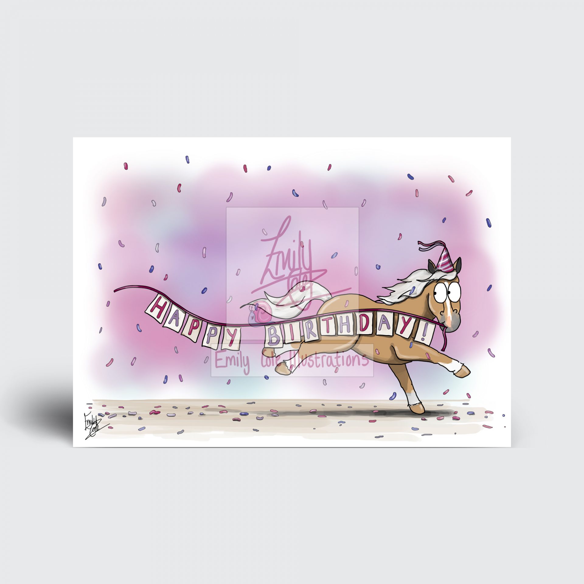 Pony Happy Birthday Card (Multiple designs) - Image 10