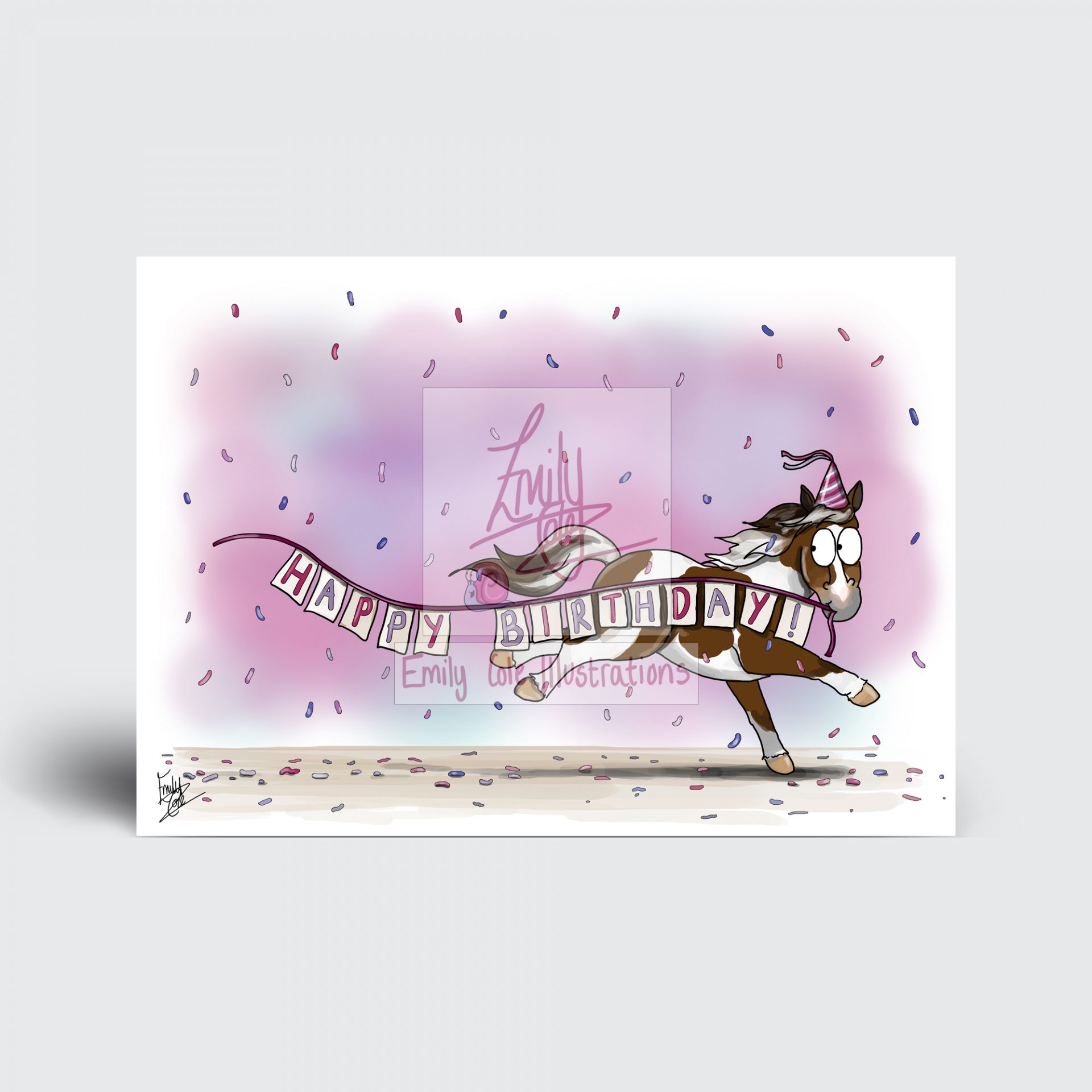Pony Happy Birthday Card (Multiple designs) - Image 13