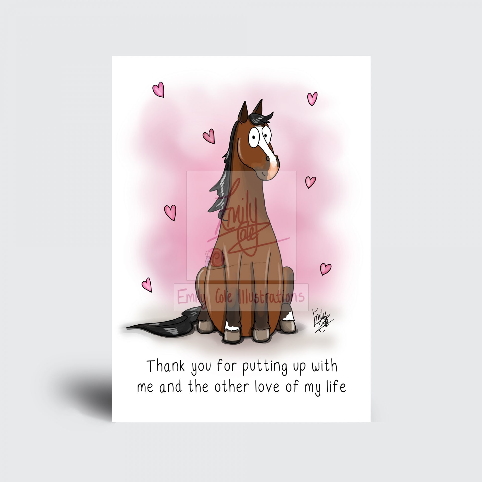 The other love of my life’ (Multiple Colours) Greeting Card - Image 2