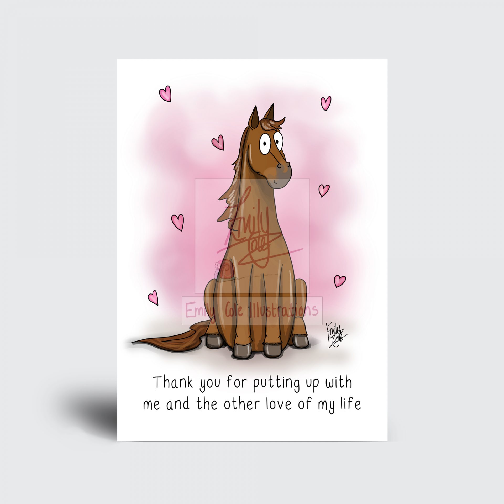 The other love of my life’ (Multiple Colours) Greeting Card - Image 7