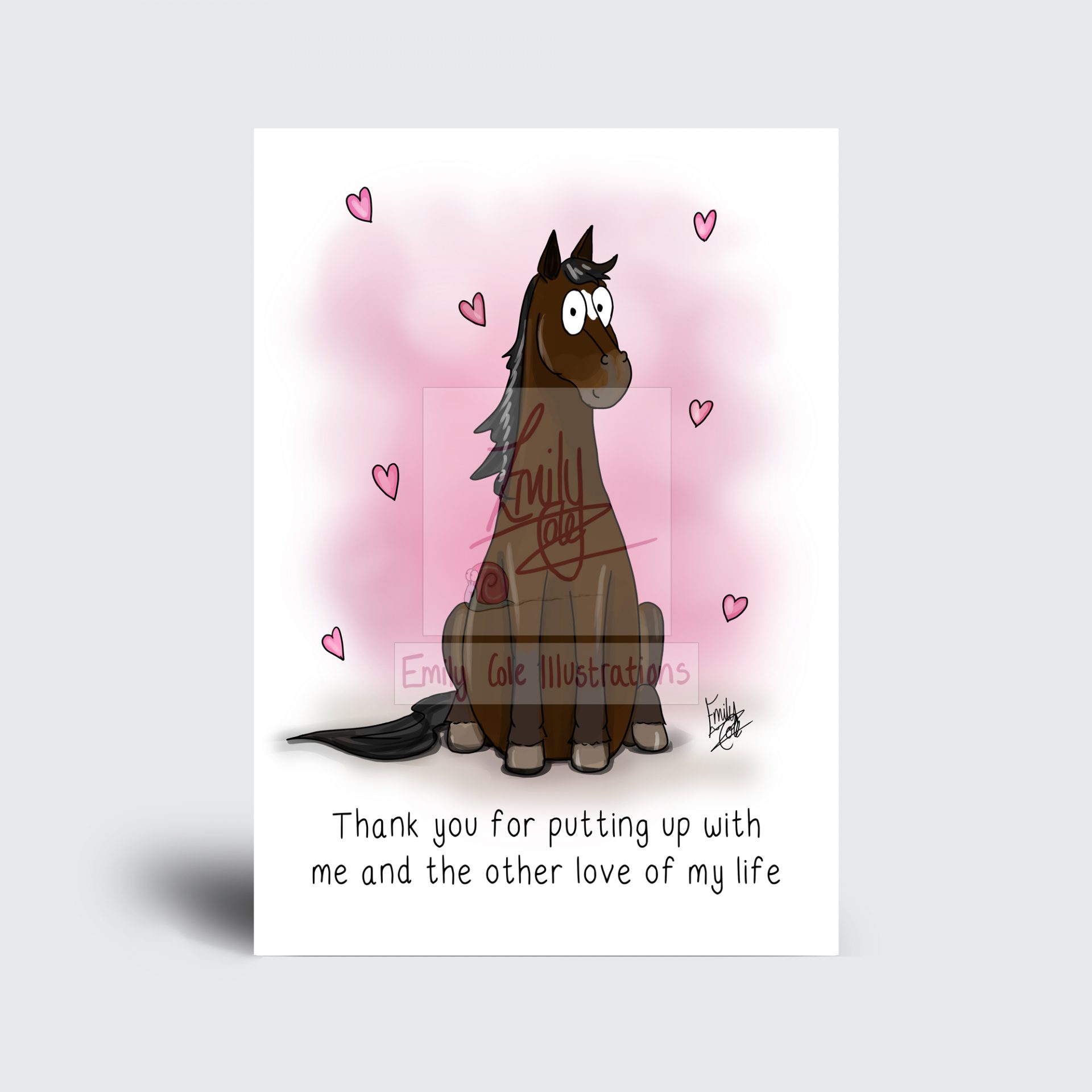 The other love of my life’ (Multiple Colours) Greeting Card