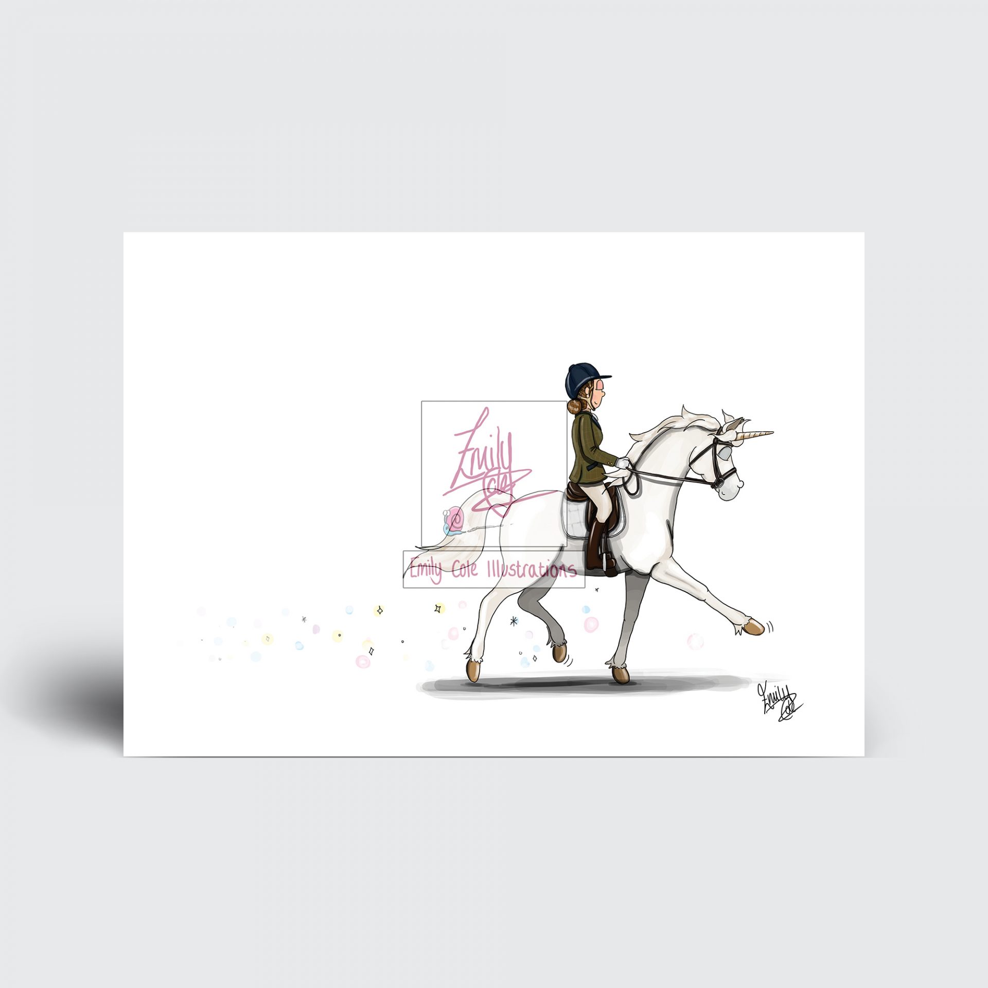 'Unicorn' Greeting Card