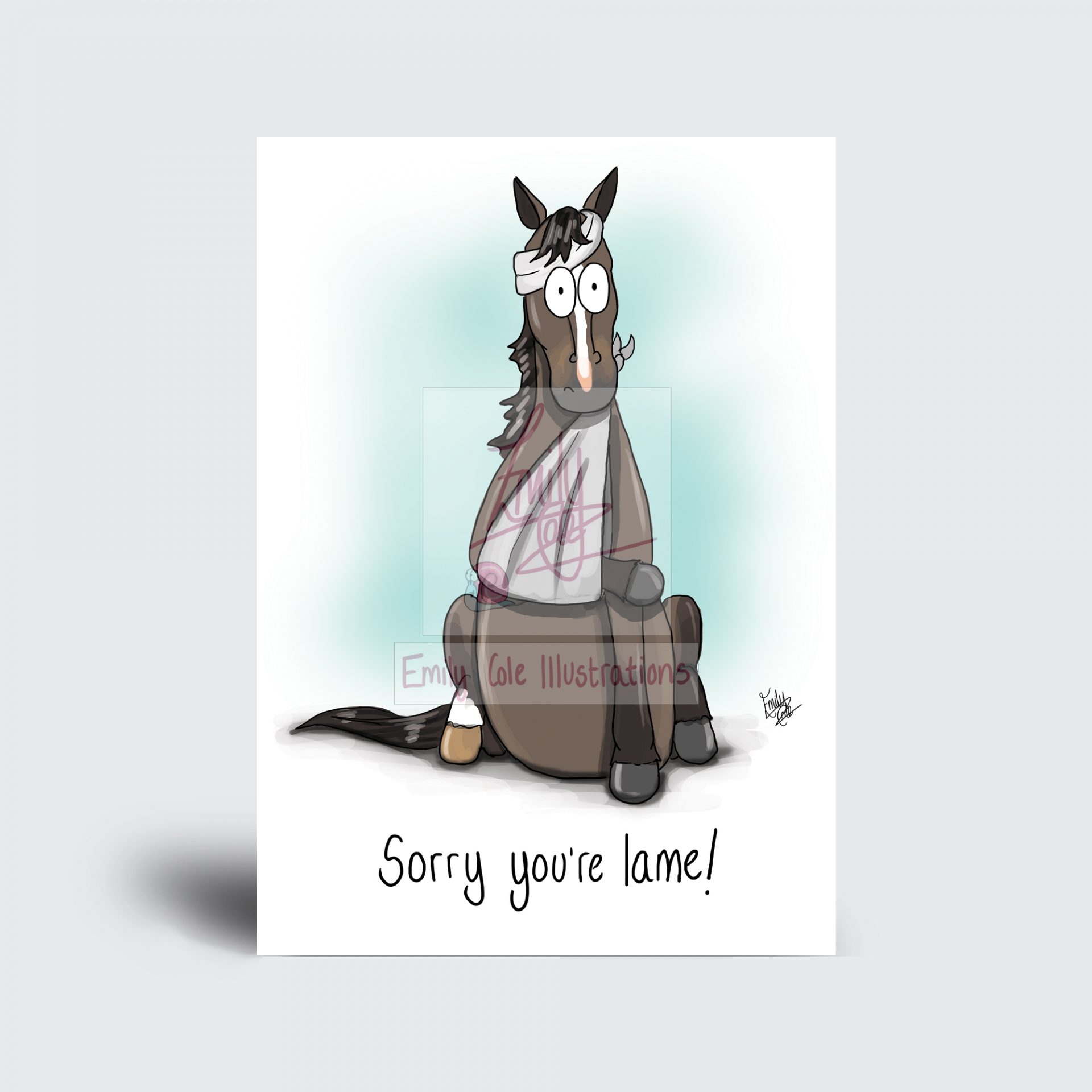 Sorry you're lame! Greeting Card