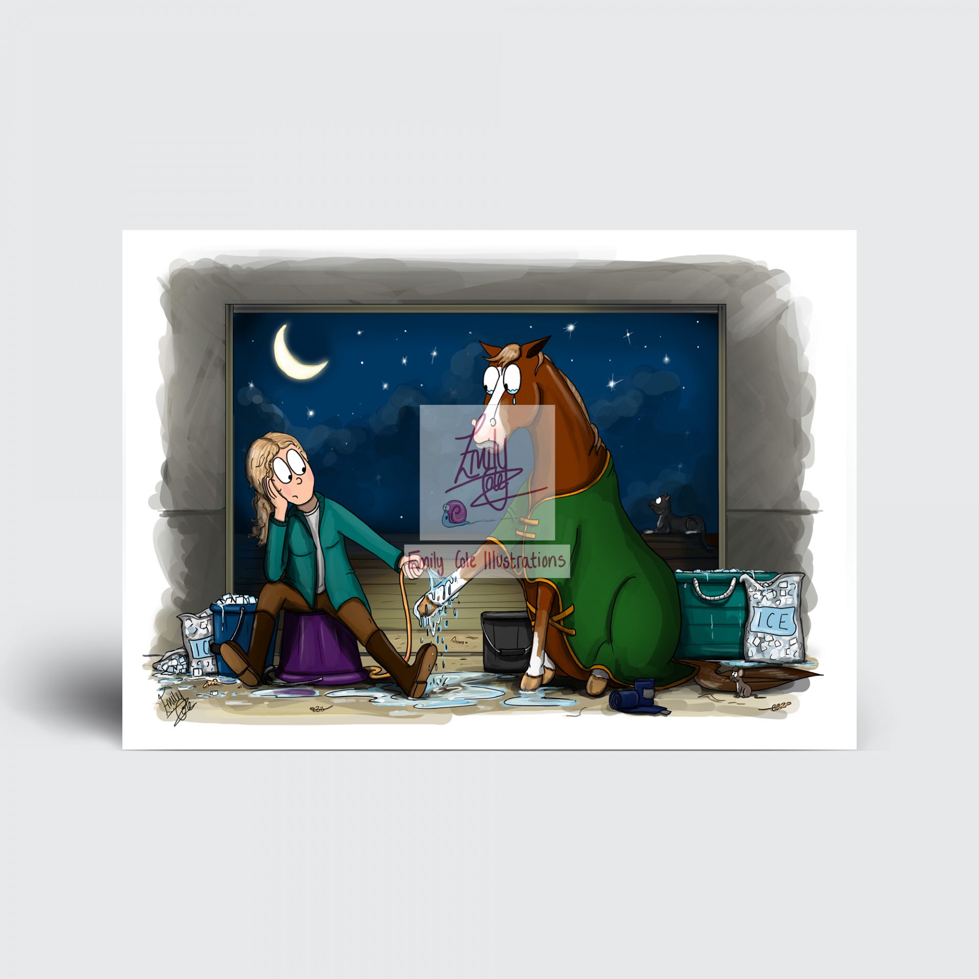 'Nowhere I'd rather be' Greeting Card