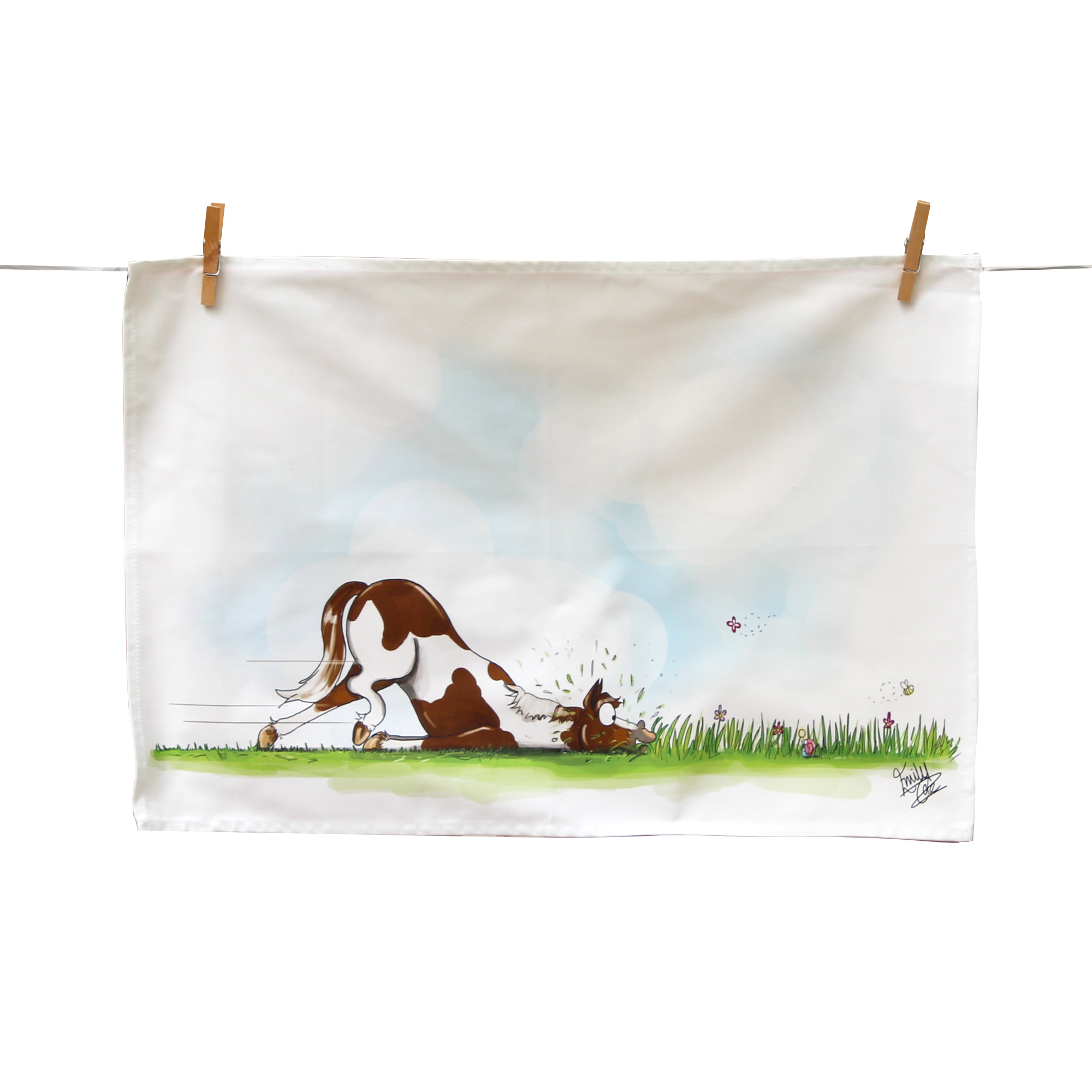 Lawn Mower Tea Towel