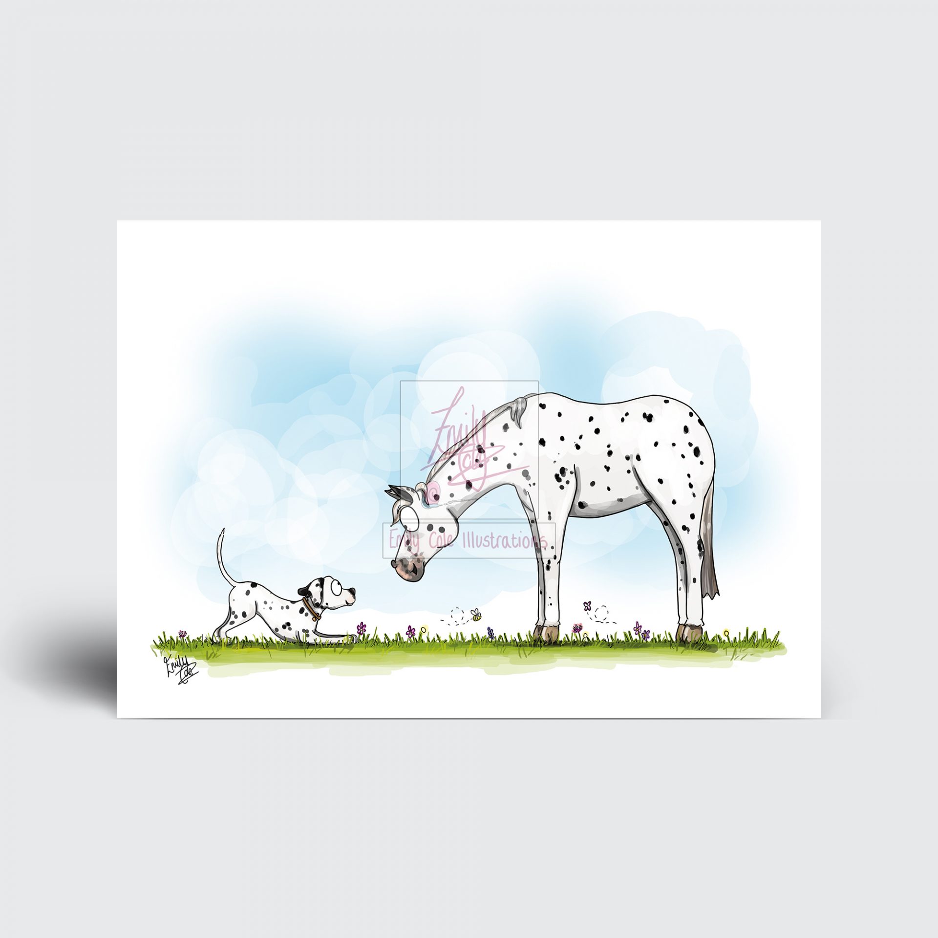 'Seeing Spots' Greeting Card