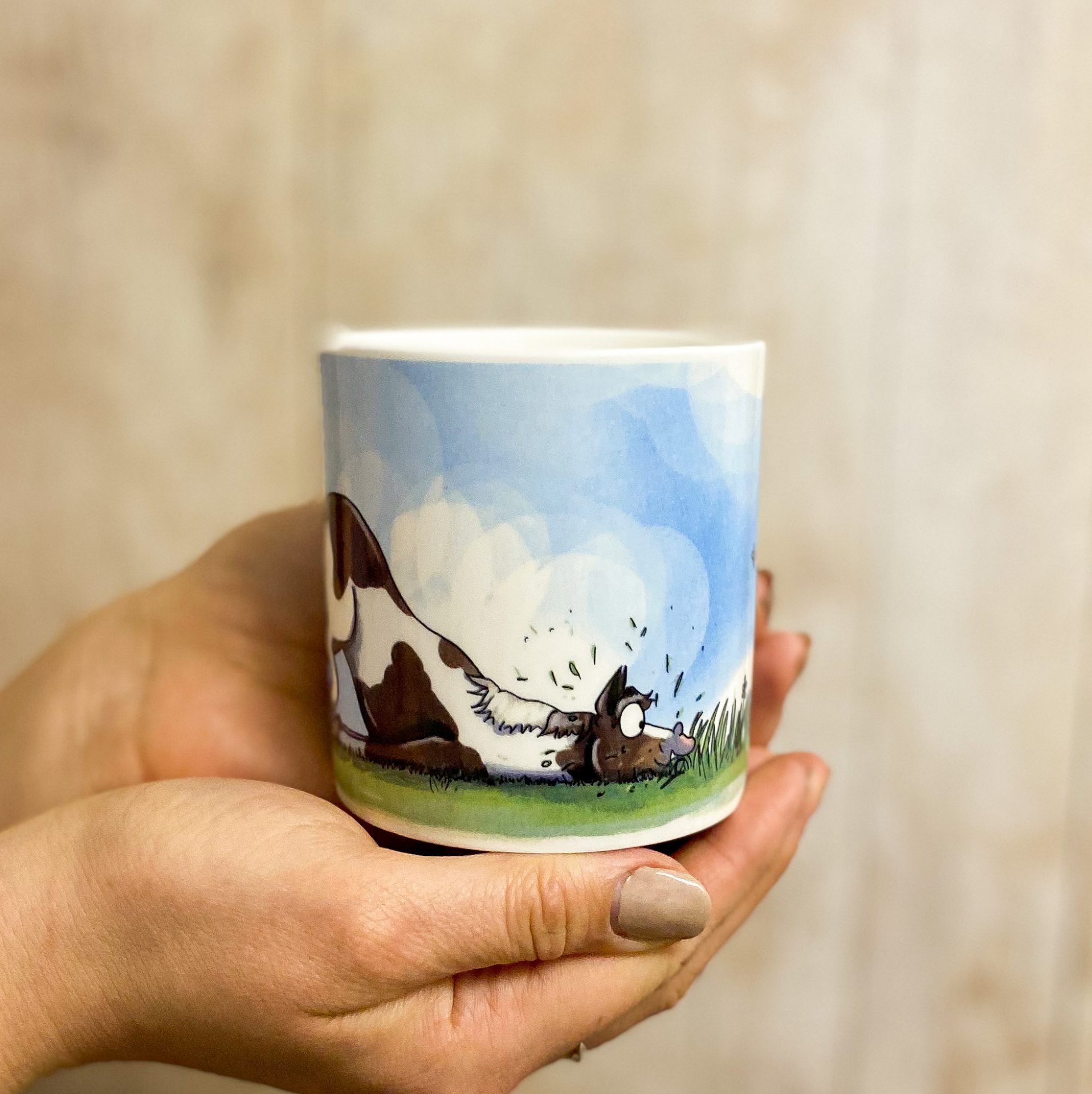 SECOND The Lawnmower Fine bone China Mug - Image 2