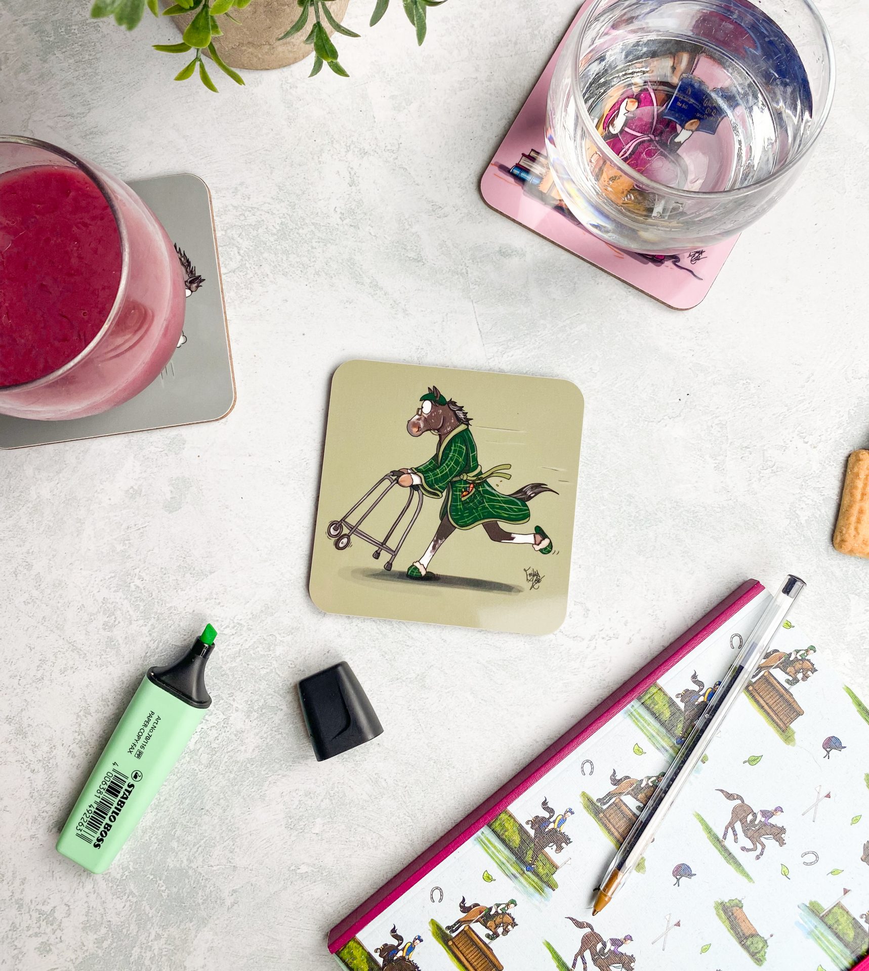 'The Veteran' Melamine Coaster