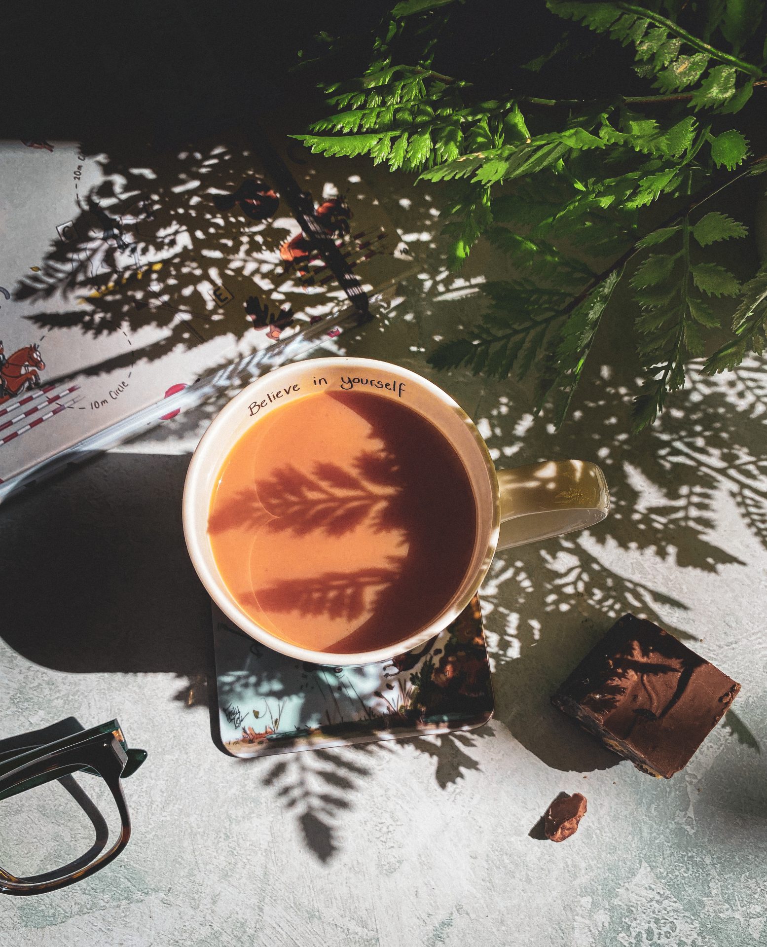 SECOND 'Believe in yourself' - Fine Bone China Mug - Image 2