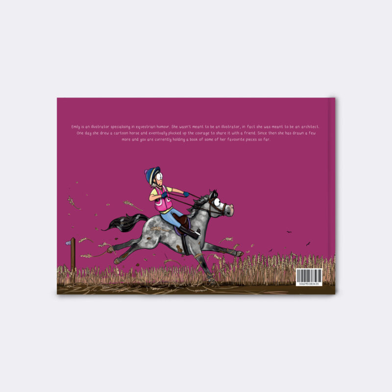 Back cover of Emily Cole Illustrations 'A Book of things I drew'