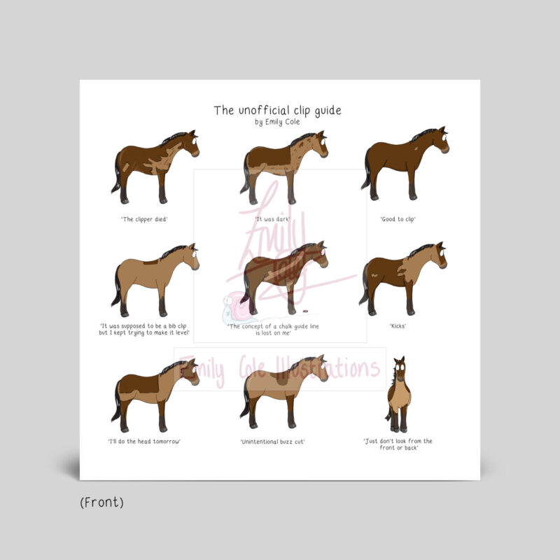 The unofficial clip guide Greeting Card