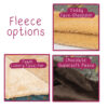 Dog bed fleece options