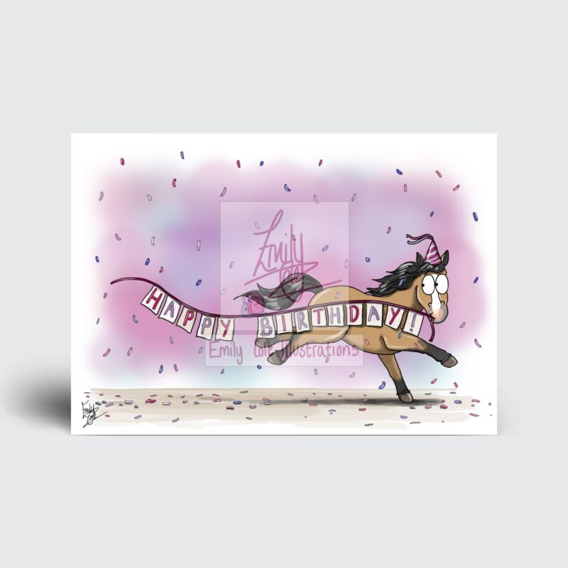 Pony Happy Birthday Card (Multiple designs) - Image 7