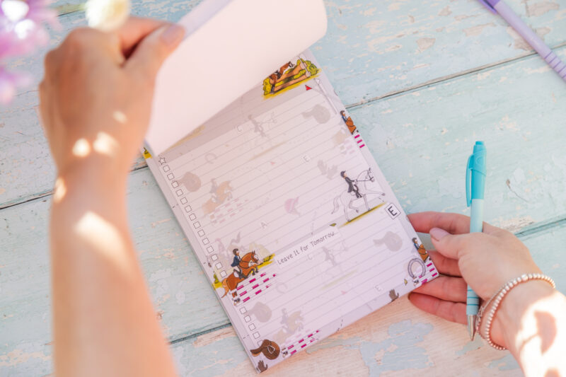 Eventing Horse A5 To-Do List by Emily Cole Illustrations