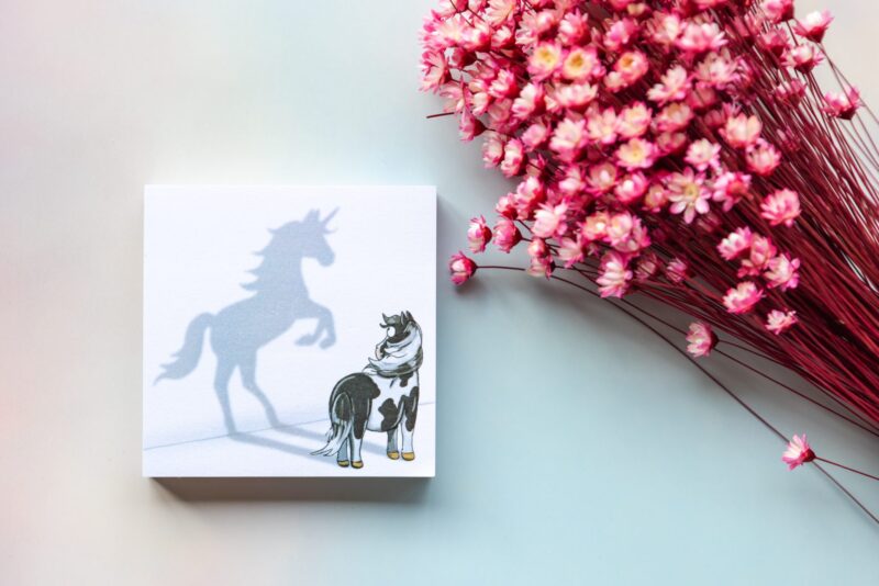Piebald Pony Believe in Yourself Sticky Notes