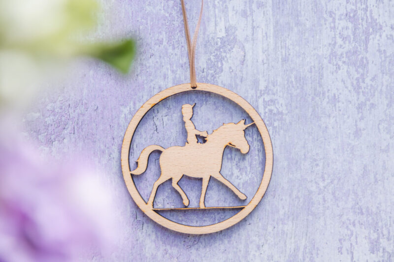 'Dressage Unicorn' hanging decoration - Image 2