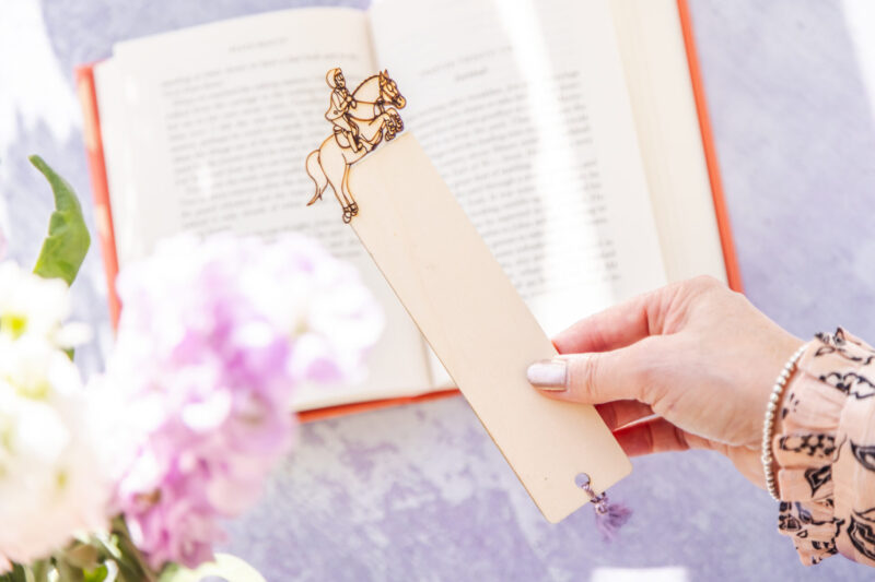 Wooden Showjumping Horse Bookmark