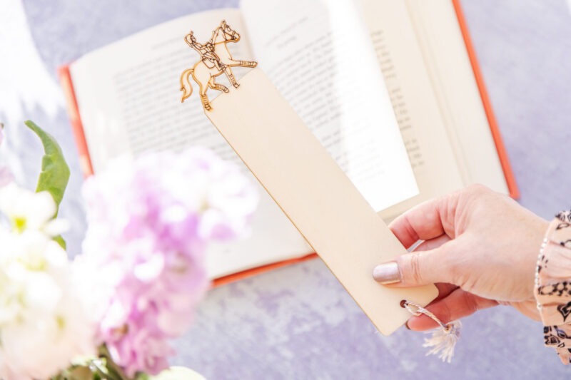 Wooden Dressage Horse Bookmark - Image 3