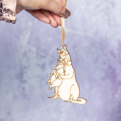 Hanging Wooden Horse Decoration