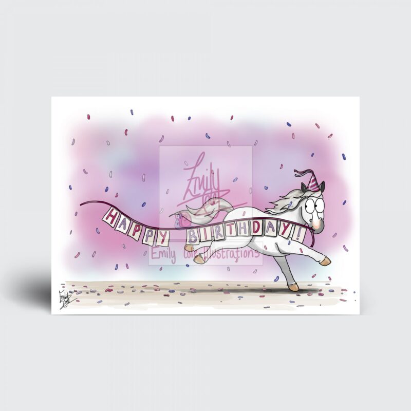 Pony Happy Birthday Card (Multiple designs) - Image 9