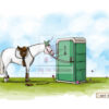 ‘I won’t be a minute!’ Greeting Card - Image 2