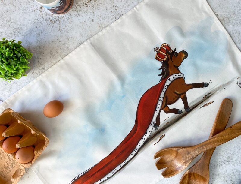 'Yard Royalty' Tea Towel