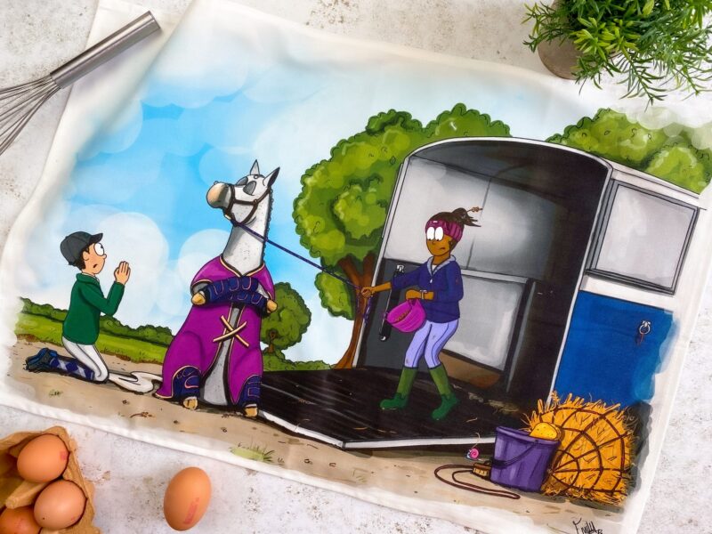 'Not today' Tea Towel